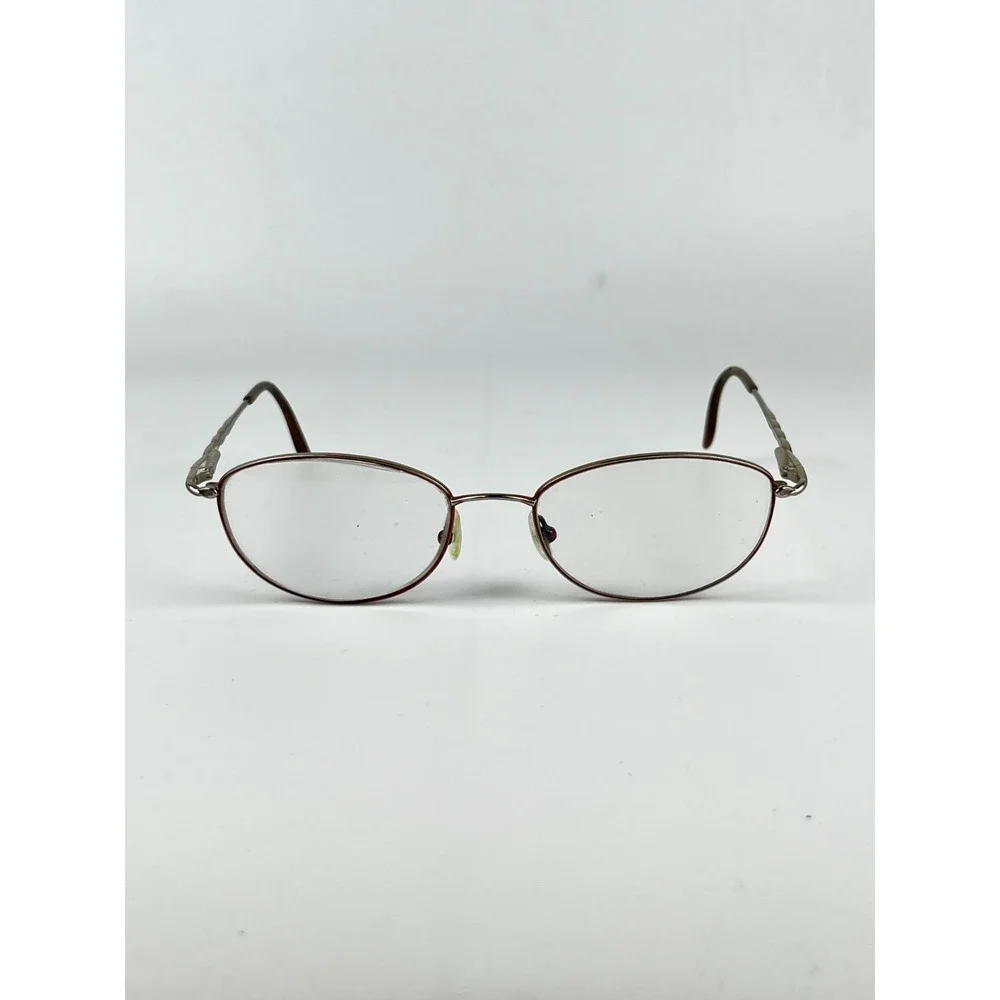 L'amy L'accent 410C03135 Women's Eyeglasses Frame‎ Brown Metal Full Rim 135 mm